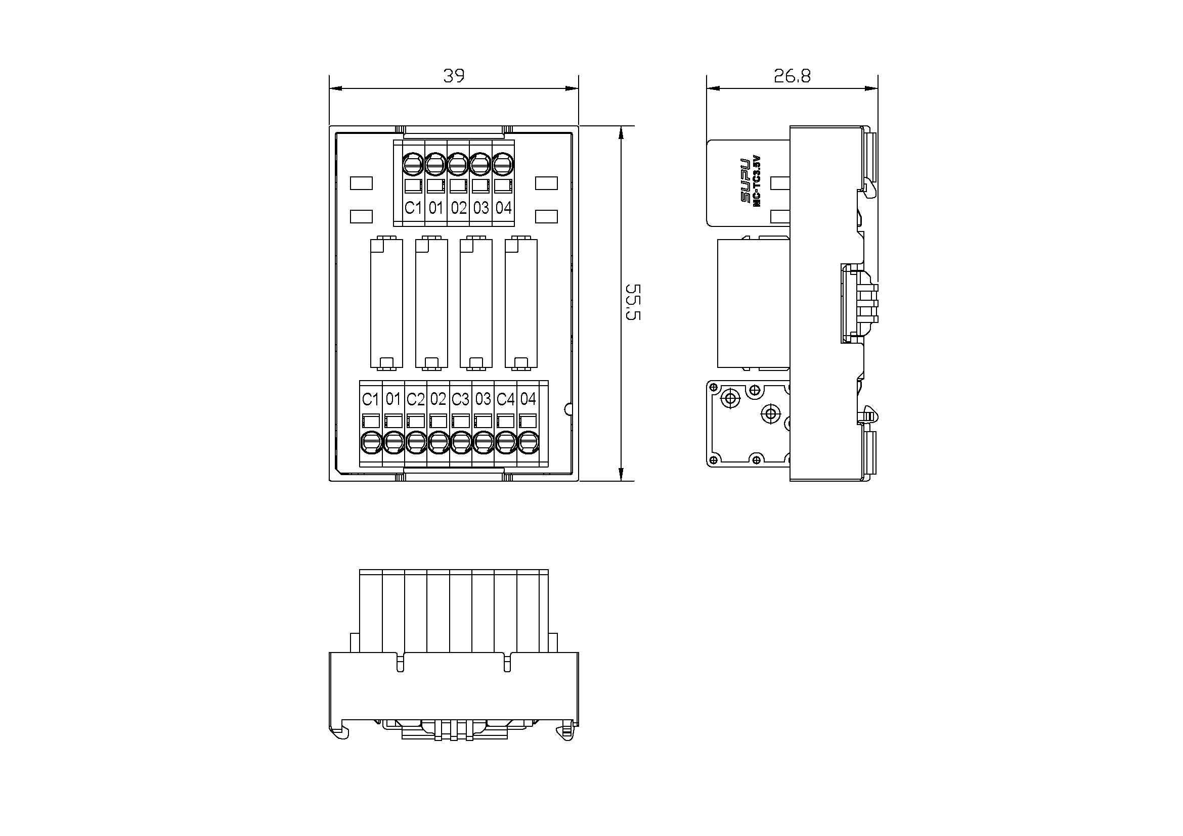 繼電器模組XF1T-04SS-1AU