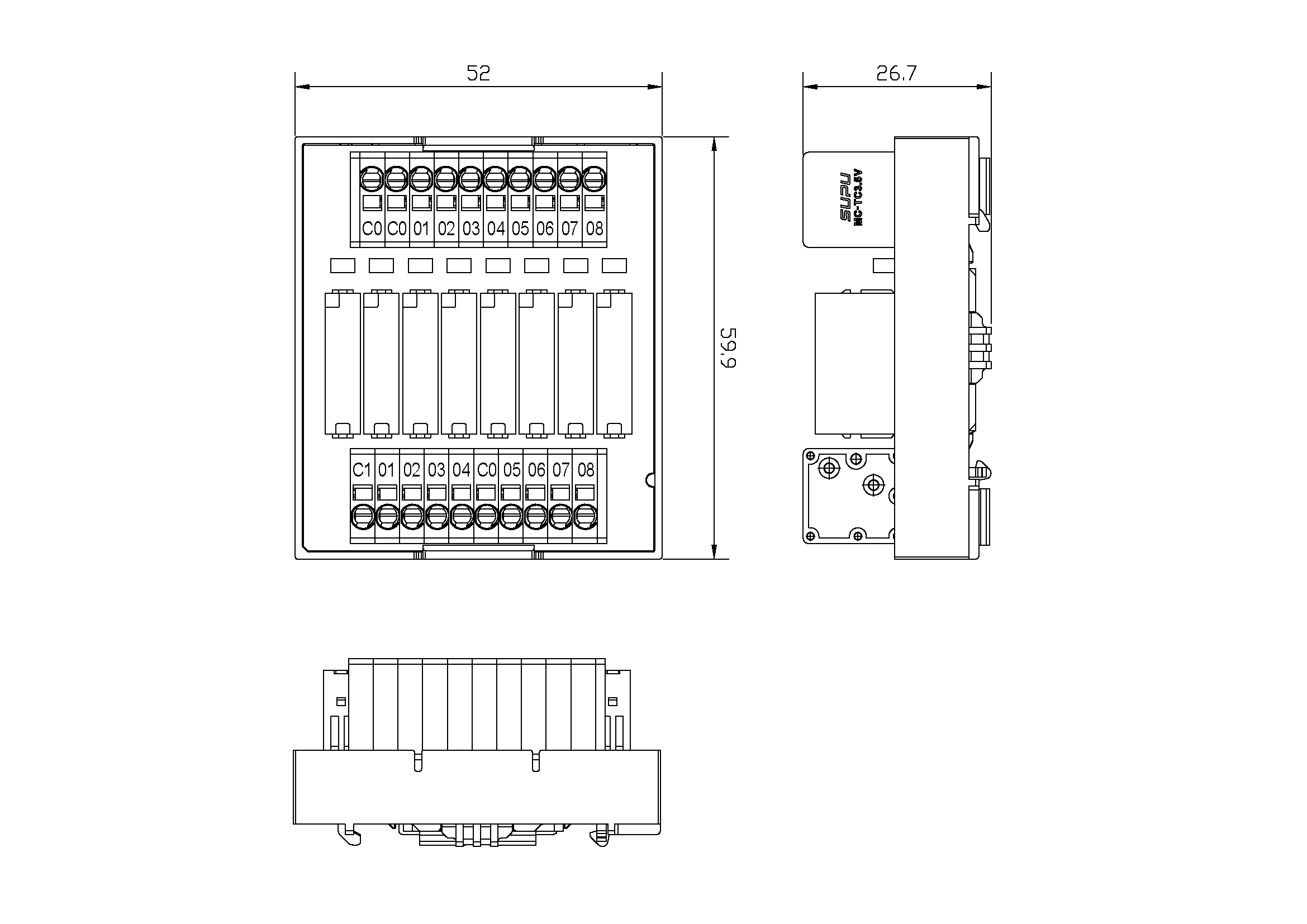 繼電器模組XF1S-08SS-1AU