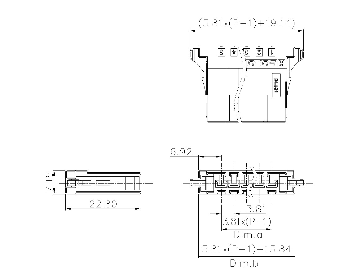 動態(tài)接插件連接器DL381H1XXM-BK-0X10(02-10)-速普電子