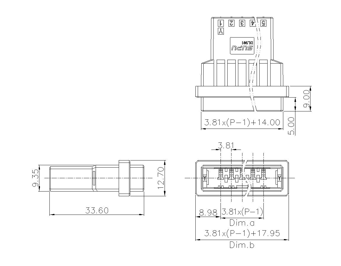 動(dòng)態(tài)接插件連接器DL381H1XXF-BK-0X12(03-10)-速普電子