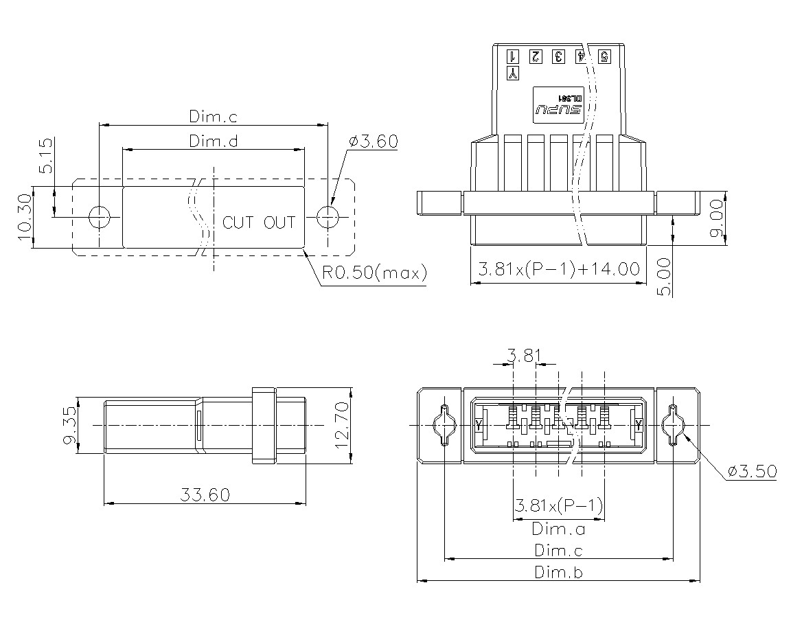 動(dòng)態(tài)接插件連接器DL381H1XXF-BK-0Y12(03-10)-速普電子