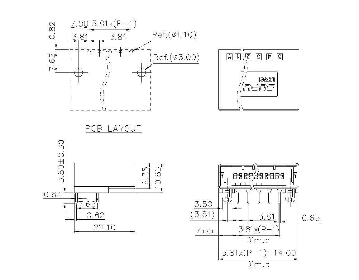 動(dòng)態(tài)接插件連接器DP381H1XXF-BK-0Y10(03-10)-速普電子