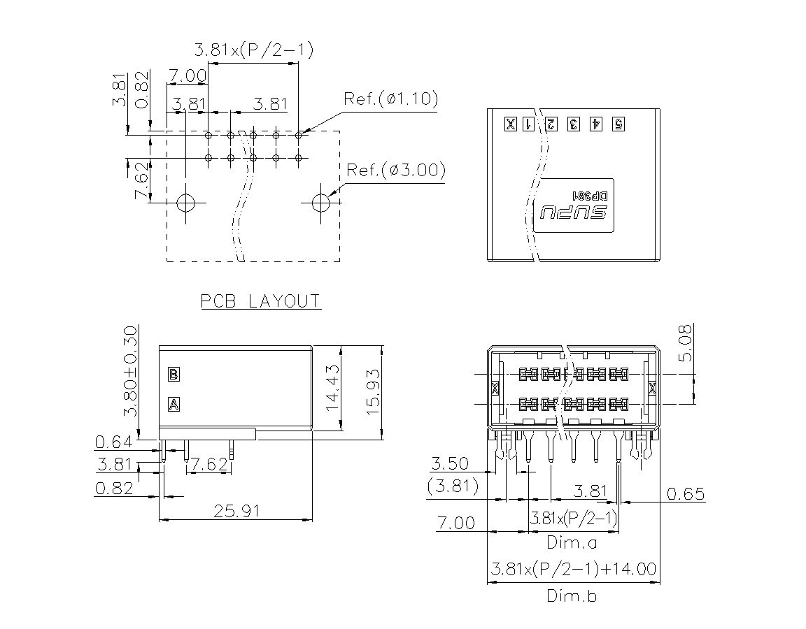 動態(tài)接插件連接器DP381H2XXF-BK-0X10(04~20P)-速普電子