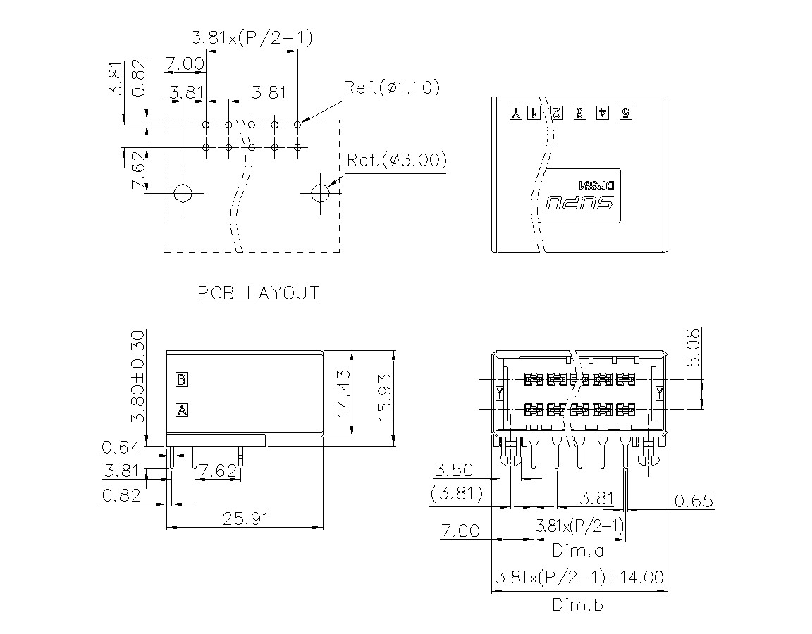 動態(tài)接插件連接器DP381H2XXF-BK-0Y10-速普電子