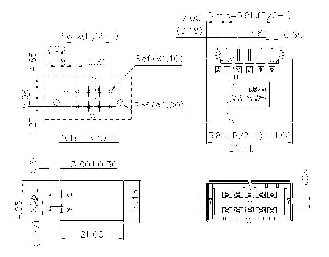 動(dòng)態(tài)接插件連接器DP381V2XXF-BK-0Y10(04-20)-速普電子