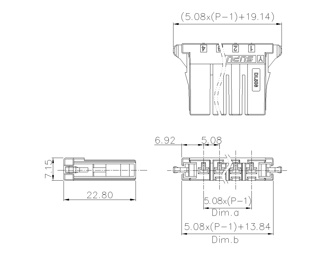 動態(tài)接插件連接器DL508H1XXM-BK-0Y10(02-06)-速普電子