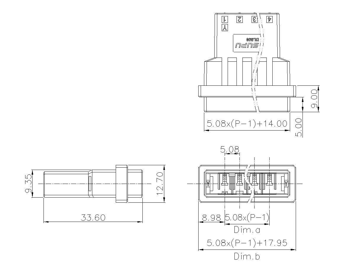 動(dòng)態(tài)接插件連接器DL508H1XXF-BK-0Y10(02-04)-速普電子