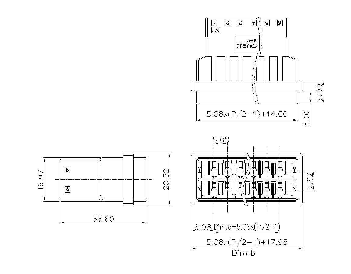 動(dòng)態(tài)接插件連接器DL508H2XXF-BK-XY10(06 12)-速普電子