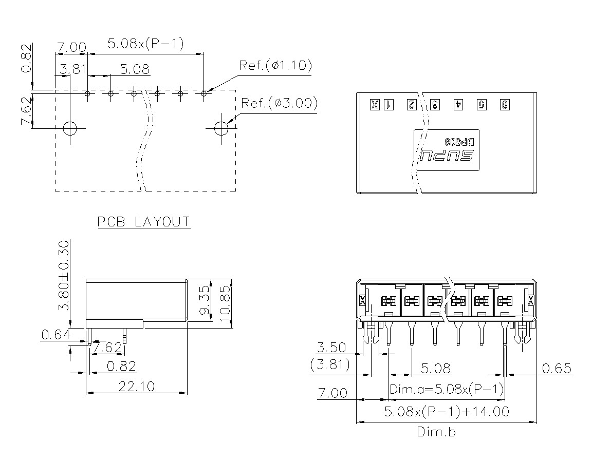  動(dòng)態(tài)接插件連接器DP508H1XXF-BK-0X10(02-10)-速普電子