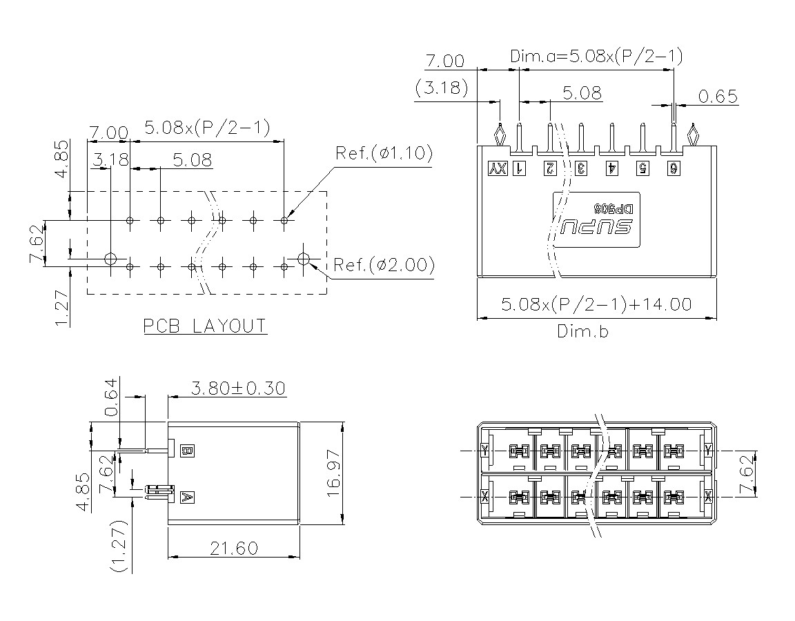 動(dòng)態(tài)接插件連接器DP508V2XXF-BK-XY10-速普電子