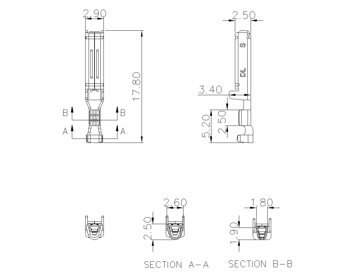 動態(tài)接插件連接器DL508V30F-03-0200-速普電子