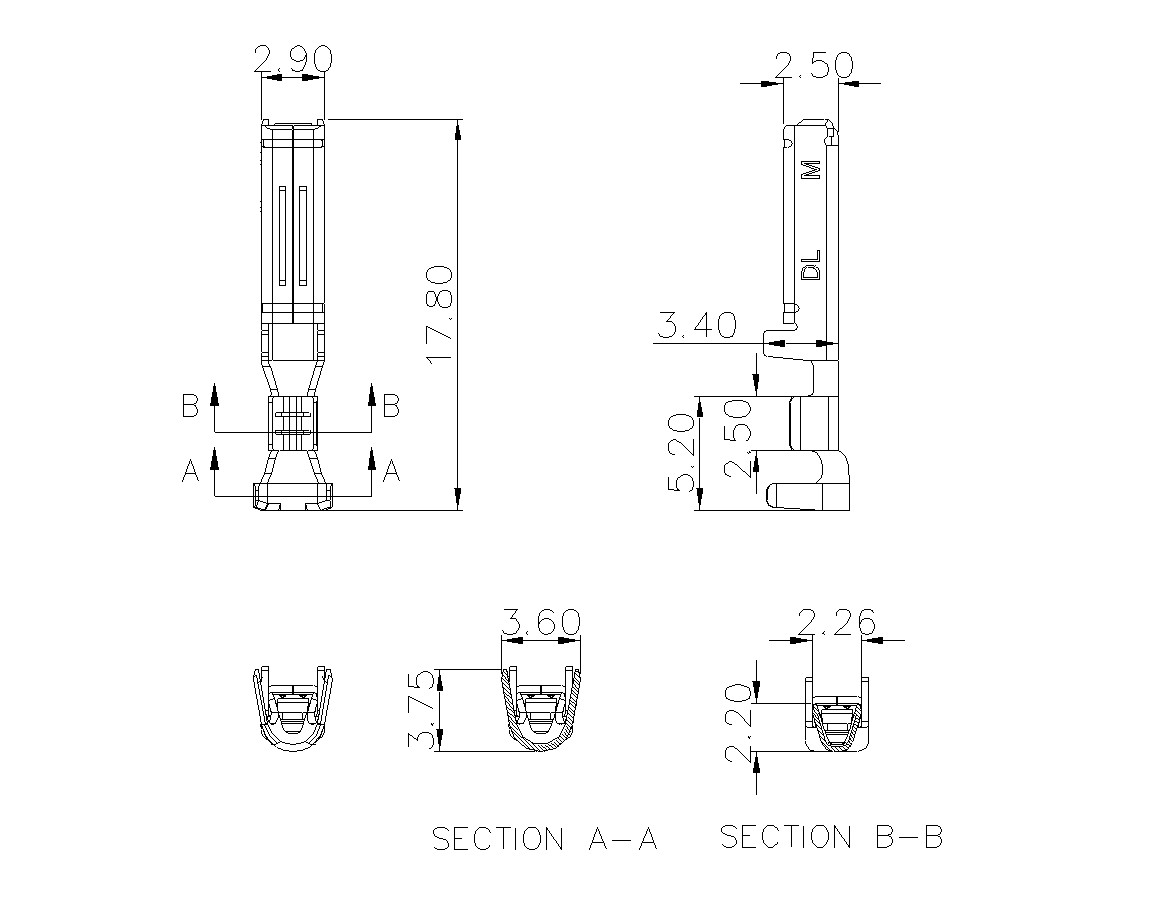 動態(tài)接插件連接器DL508V30F-03-0500-速普電子