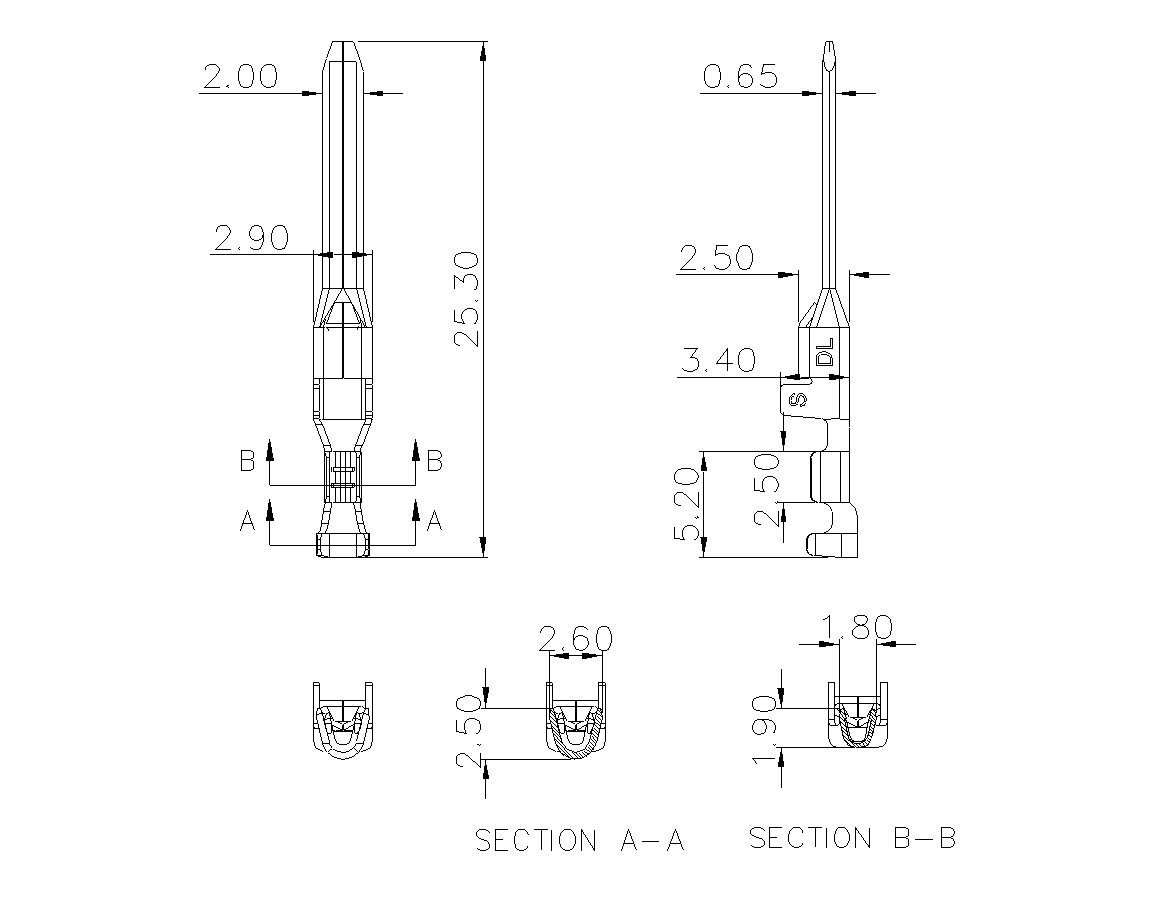 動態(tài)接插件連接器DL508V30M-03-0200-速普電子