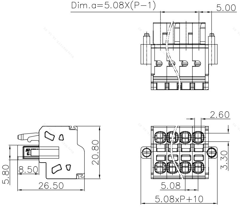 插拔式端子插頭D4581XX/070接線端子-速普電子